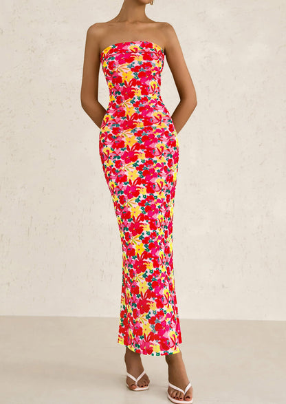 Bodycon Maxi Dress - Strapless - photo 27