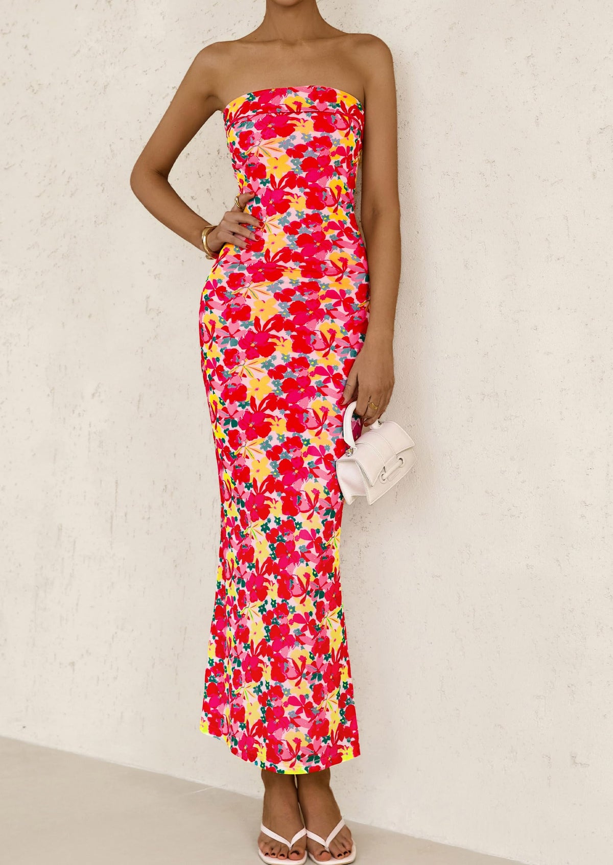 Bodycon Maxi Dress - Strapless - photo 24