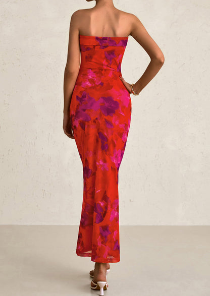 Bodycon Maxi Dress - Strapless - photo 32