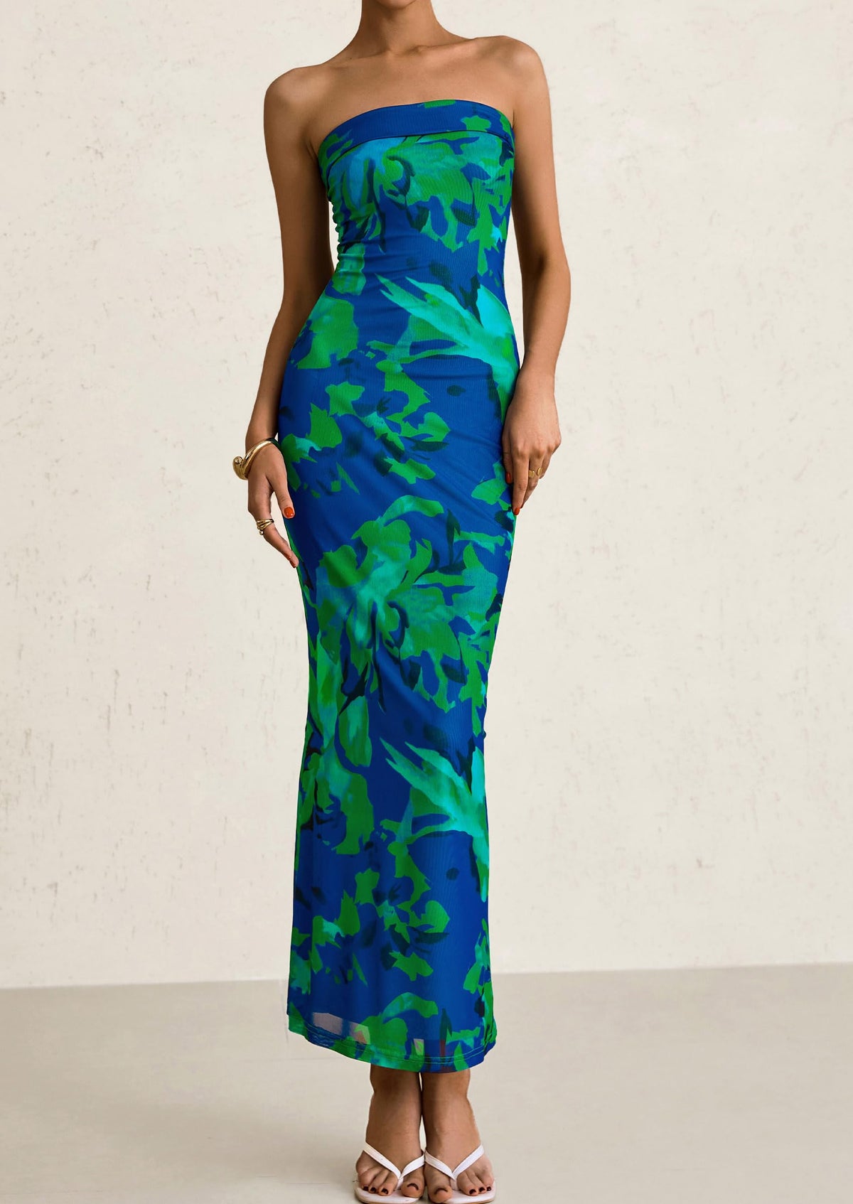 Bodycon Maxi Dress - Strapless - photo 41