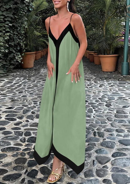 Flowy Maxi Dress - Sleeveless, V-Neck, Party - photo 31