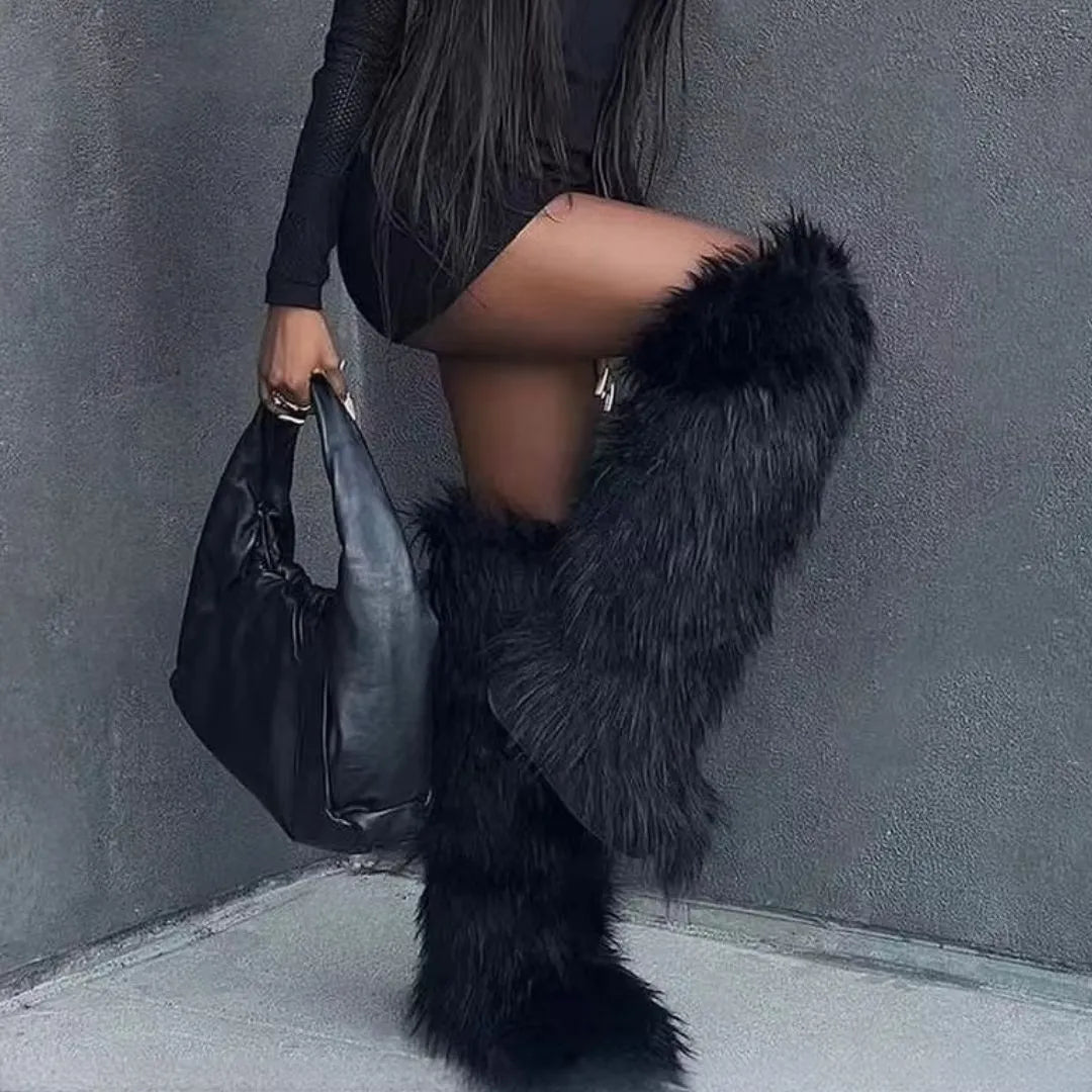 Jennie Faux Fur Boots
