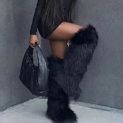 Jennie Faux Fur Boots