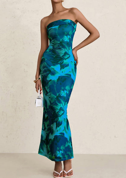 Bodycon Maxi Dress - Strapless - photo 46