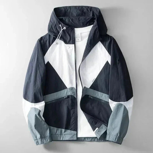 Lana Color-Block Windbreaker
