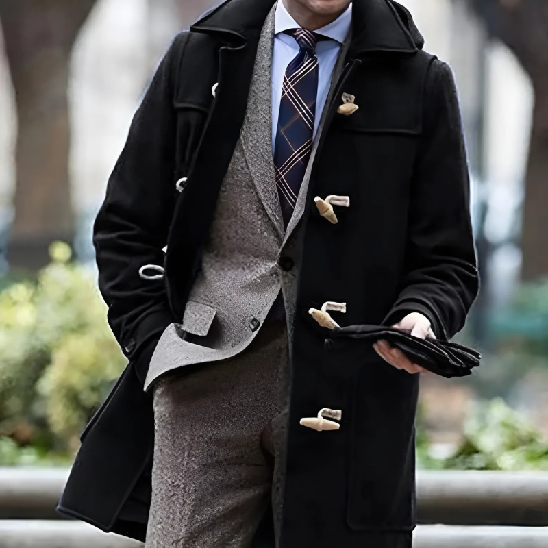 Orsenvi Nordisk-Flair Mens Trench Coat