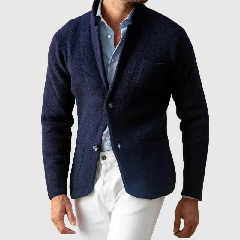 Men's Casual Knit Blazer