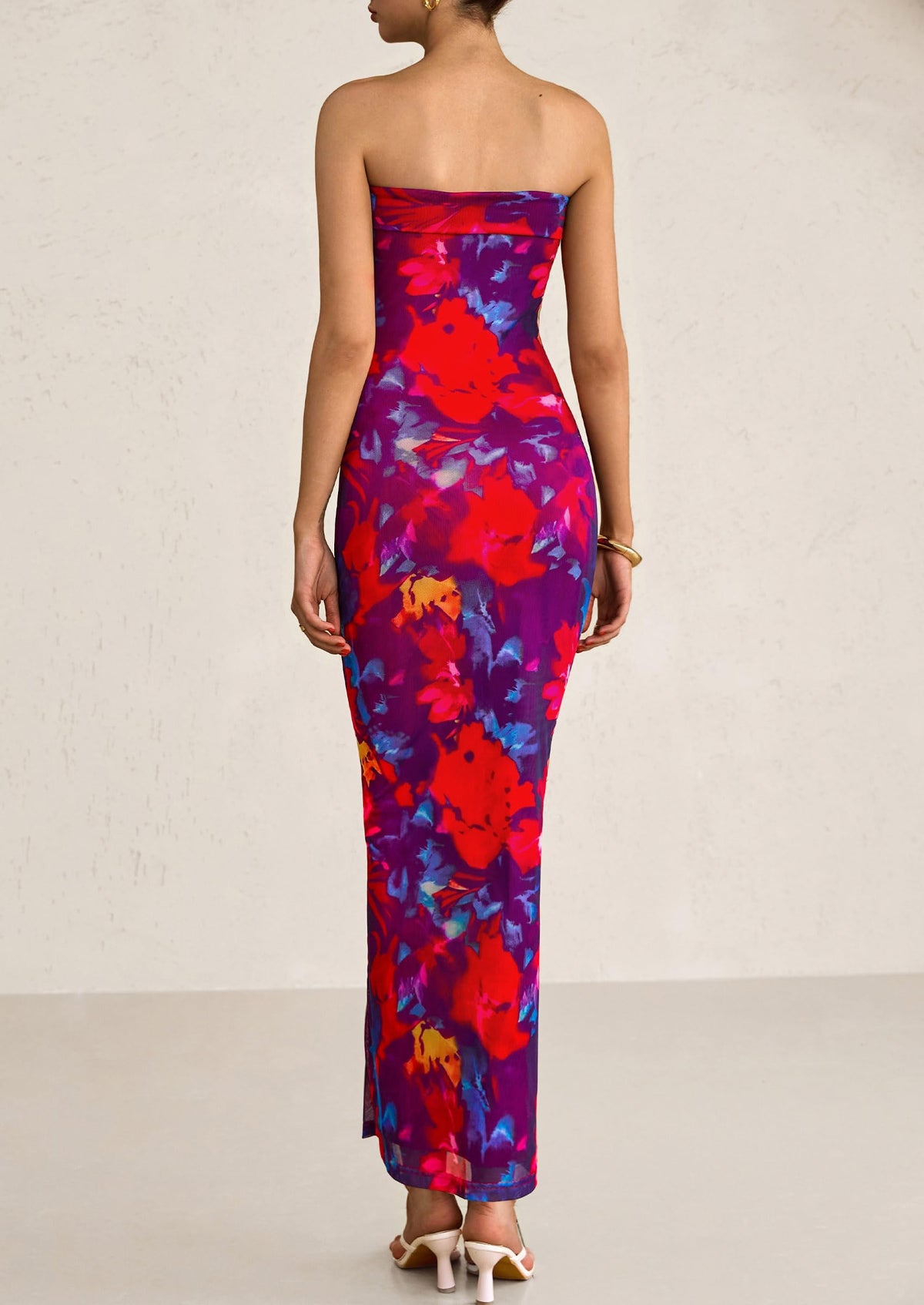 Bodycon Maxi Dress - Strapless - photo 2