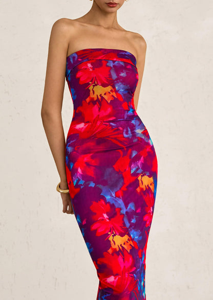 Bodycon Maxi Dress - Strapless - photo 6