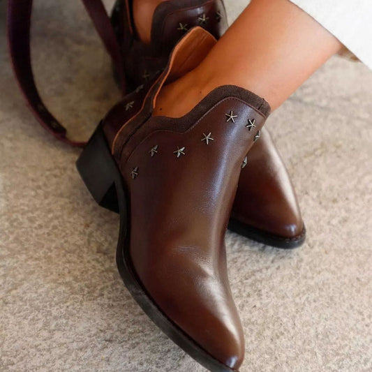 Studded Western Boots