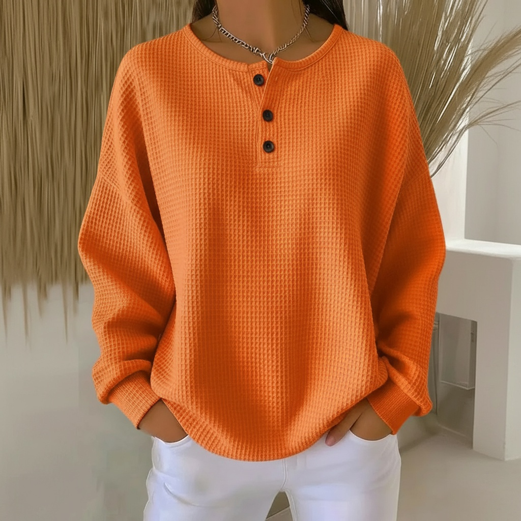 Cozy Waffle Sweater