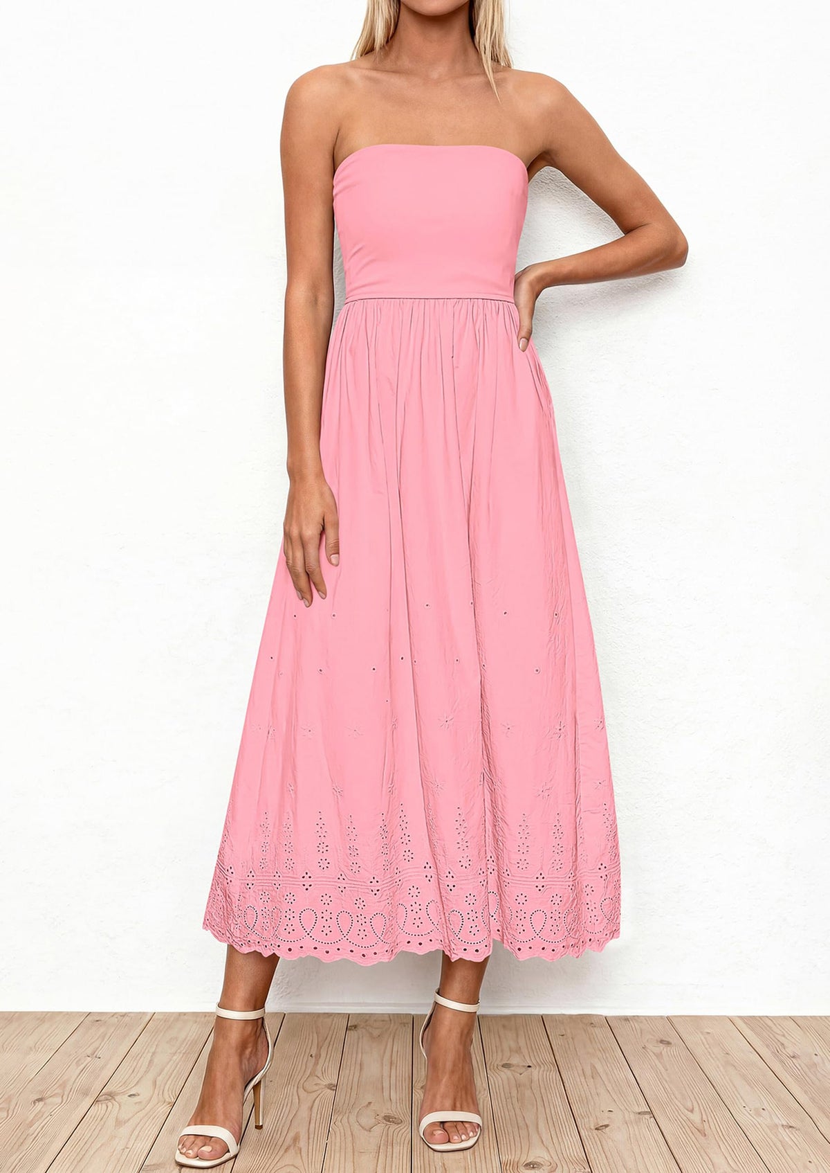 Eyelet Maxi Dress - Sleeveless, Beach - photo 28
