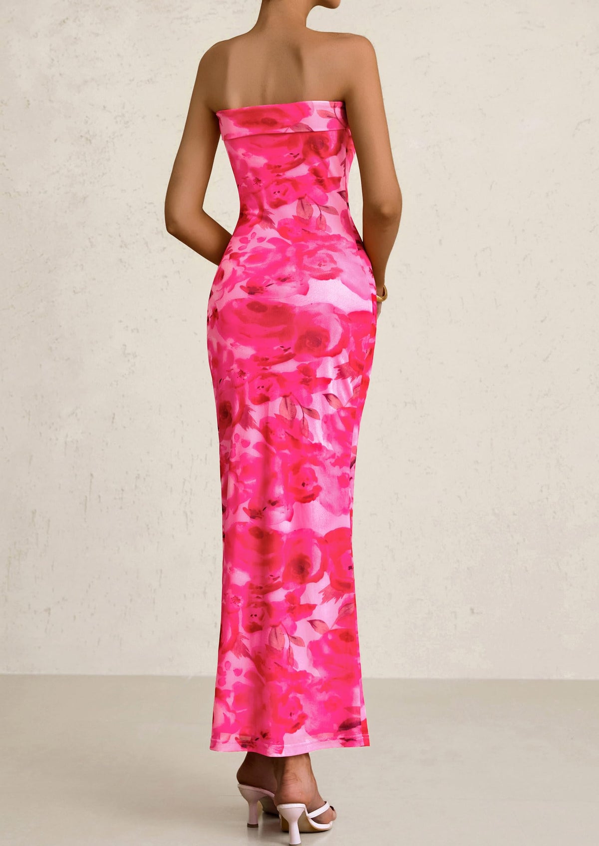 Bodycon Maxi Dress - Strapless - photo 53
