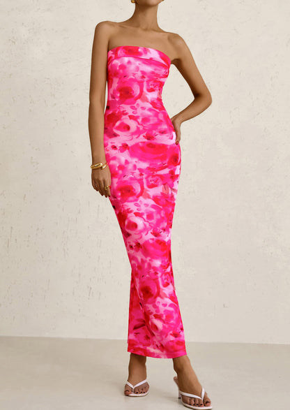 Bodycon Maxi Dress - Strapless - photo 56