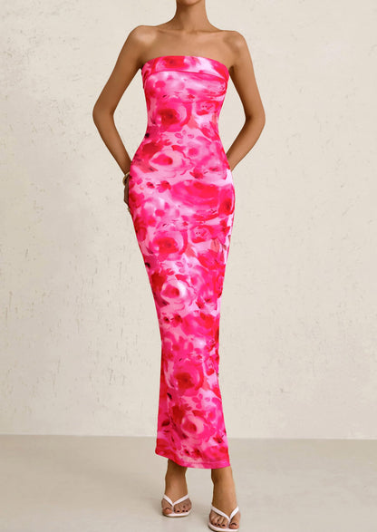 Bodycon Maxi Dress - Strapless - photo 57