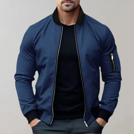 Orsenvi River Lightweight Full Zip Bomber Jacket