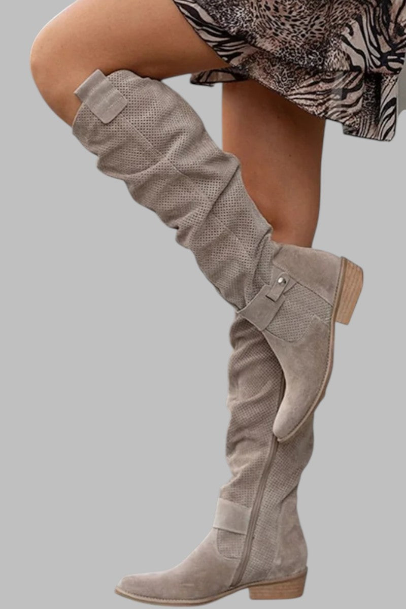 Suede Boots