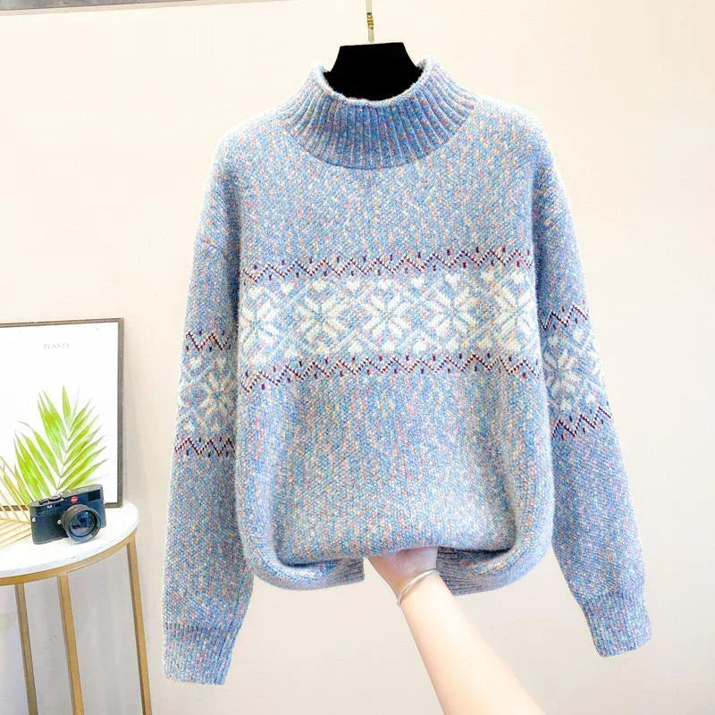 Snowflake Knit Sweater