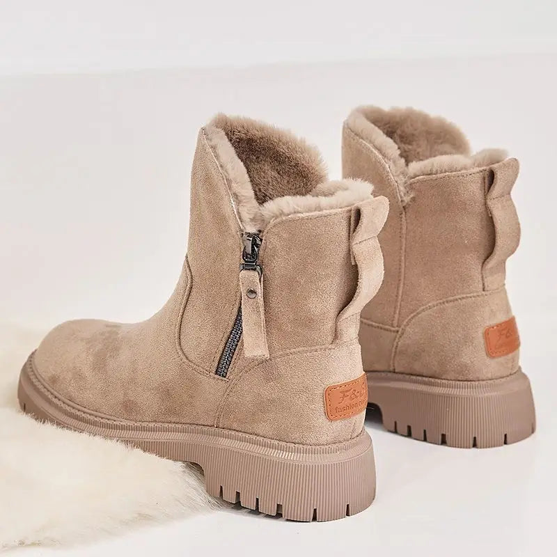 Kai™ cozy mid-calf winter boots with plush insulation and sleek leg-lengthening silhouette