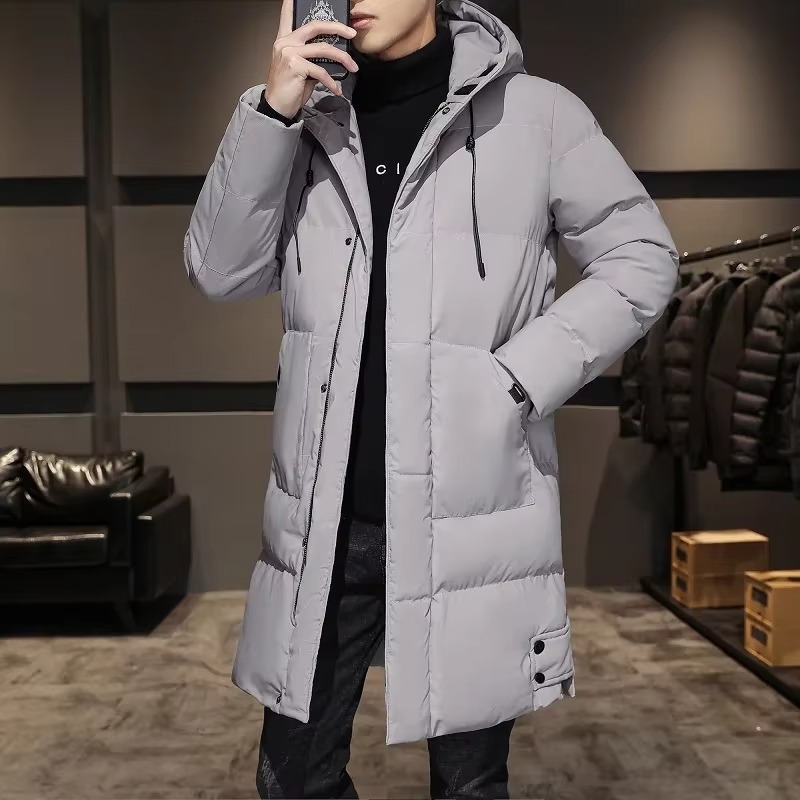 Orsenvi Mens Cotton Padded Parka Warm Lightweight Coat