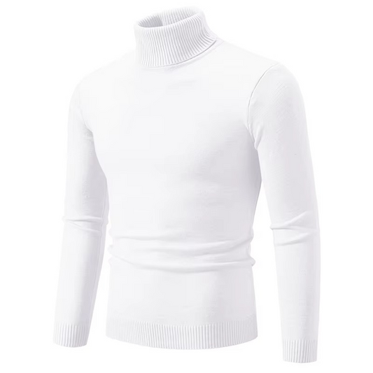 Orsenvi Men's Thick Knit Turtleneck Sweater