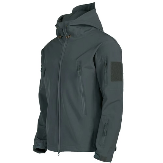 Orsenvi Men's Tactical Soft Shell Hooded Jacket