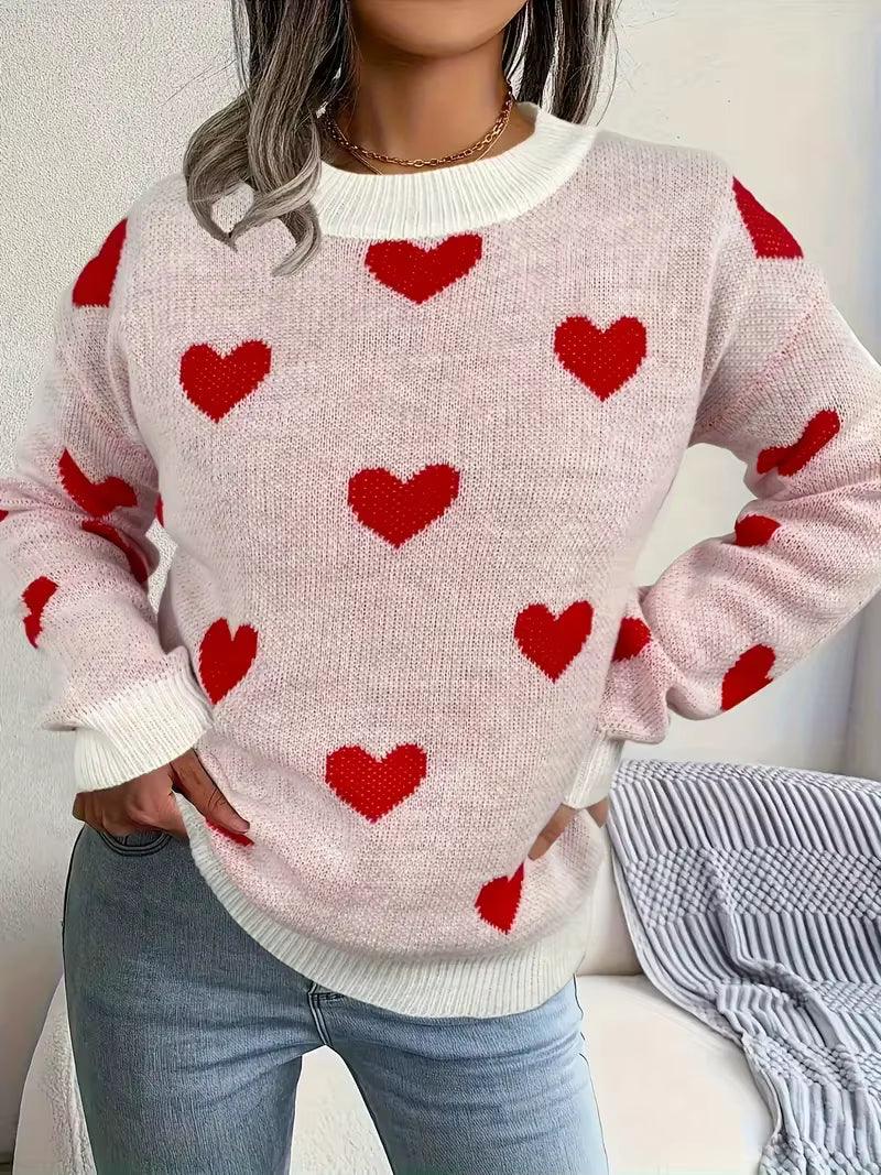 Elegant Hearts Sweater