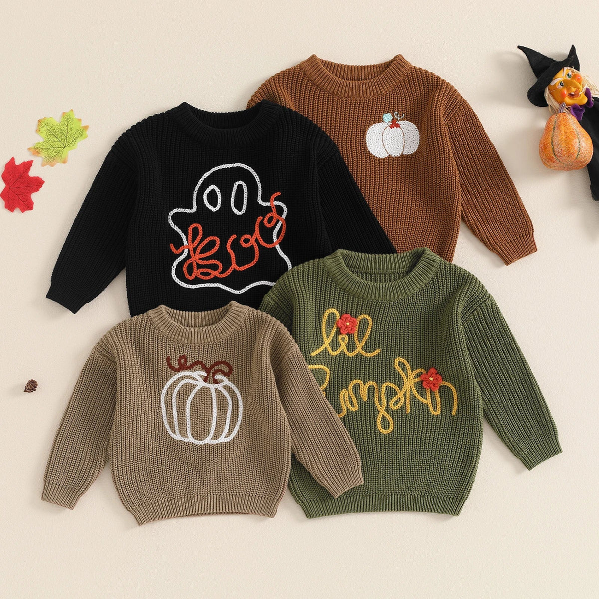 Halloween Knit Children's Sweaters