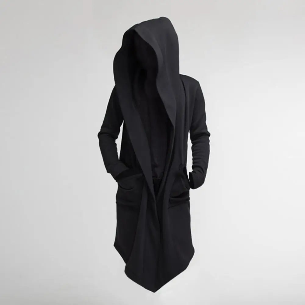 Men's Hooded Cardigan In Knit Fabric