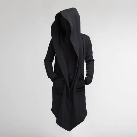Men's Hooded Cardigan In Knit Fabric