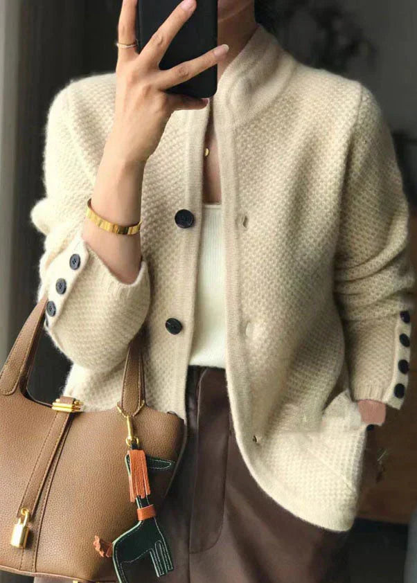Elegant Cardigan With Buttons