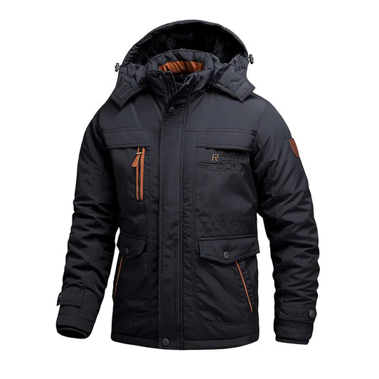 Men's Winter Jacket Windproof Insulated Hooded By Orsenvi For Men