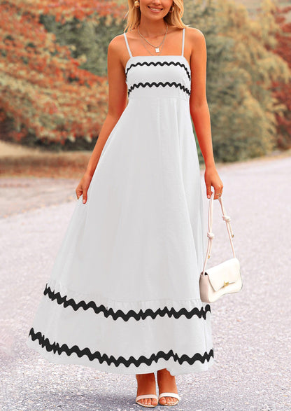 Light Blue Flowy Maxi Dress - Sleeveless, Casual - photo 11