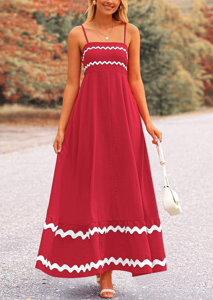 Light Blue Flowy Maxi Dress - Sleeveless, Casual - photo 30