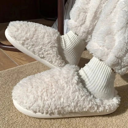 Women’s Plush Slip-On House Slippers