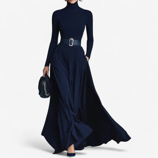 High Neck Maxi Dress