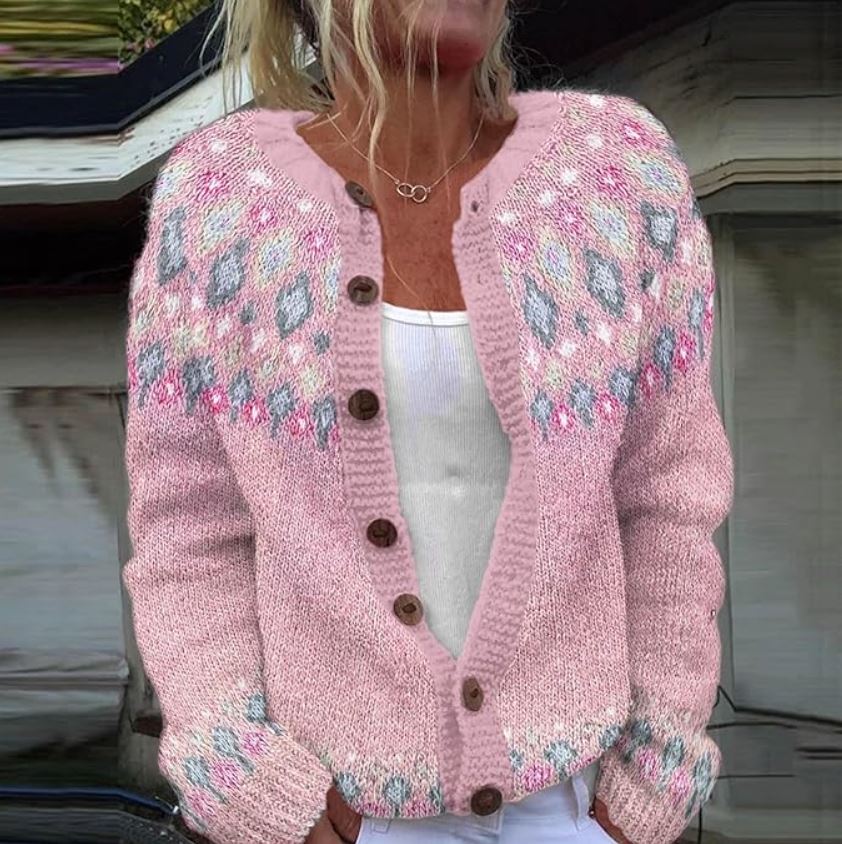 Loose fitting cardigan