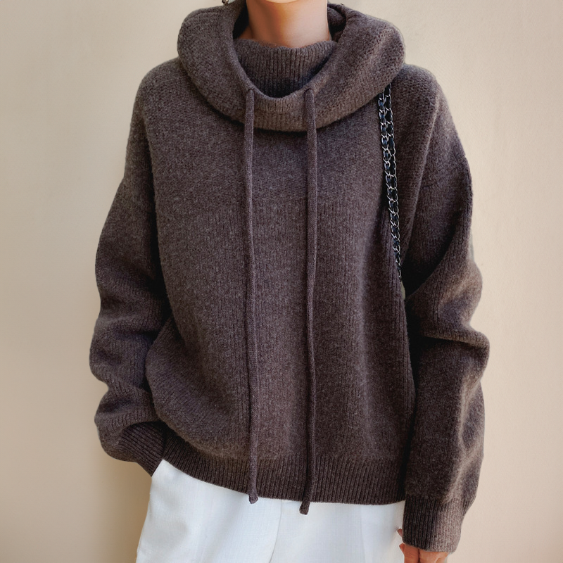 Luna cozy women's warm hoodie perfect winter layering piece with modern elegant style