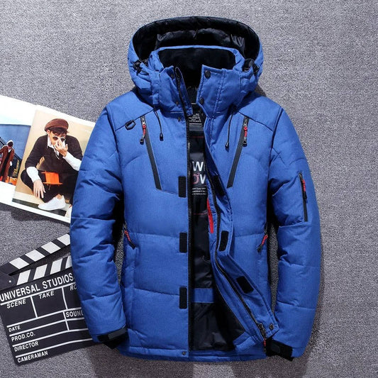 Orsenvi Men's Insulated Parka Waterproof Jacket