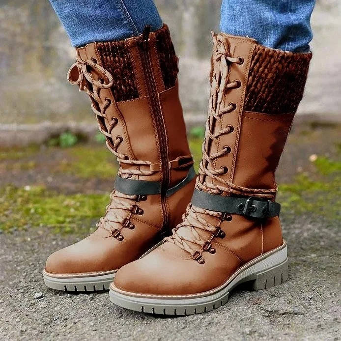 Orsenvi Women's Waterproof Snow Boots Stay Dry and Warm For Everyday