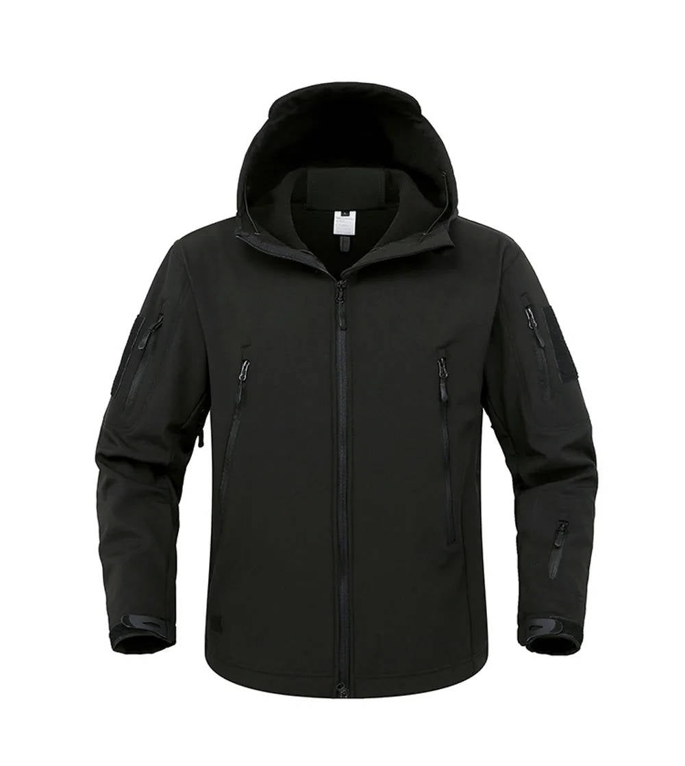 Orsenvi Men's Tactical Softshell Hooded Jacket