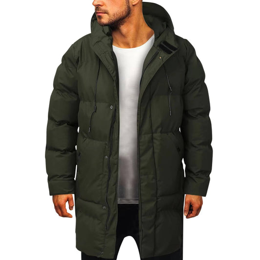 Orsenvi Men's Hooded Puffer Parka