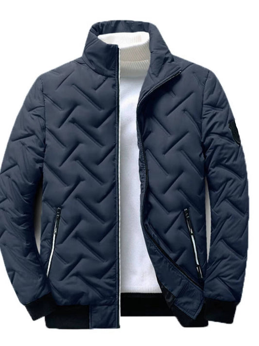 Orsenvi Men's Windproof Quilted Puffer Jacket
