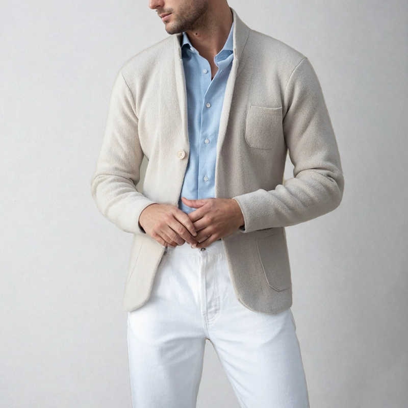 Orsenvi Jason Men's Modern Casual Knit Cardigan