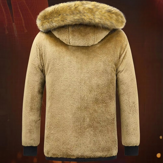 Orsenvi Men's Fleece Parka Insulated Coat