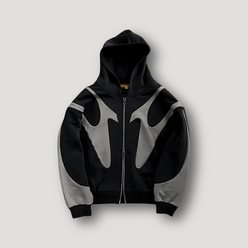 Ben Mens Urban Edge Relaxed Fit Fashion Zip Hoodie