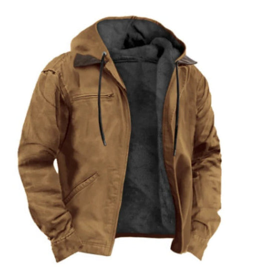 Orsenvi Men's Classic Hooded Winter Jacket