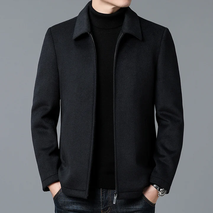 Orsenvi Mornay men's wool jacket structured minimalist fit versatile city outerwear clean drape