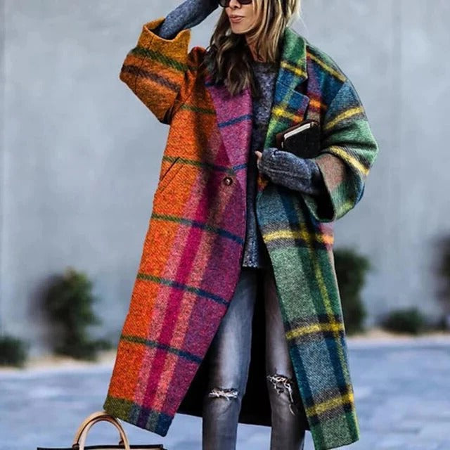Printed Long Coat