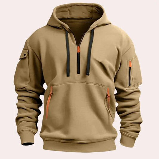 Orsenvi Men's Pullover Hoodie With Adjustable Hood Standard Fit